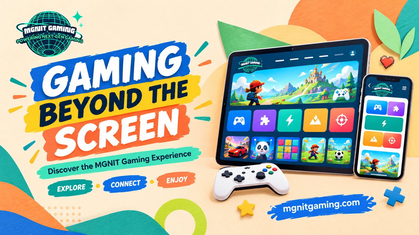 Gaming Beyond the Screen | Discover the MGNIT Gaming Website Experience